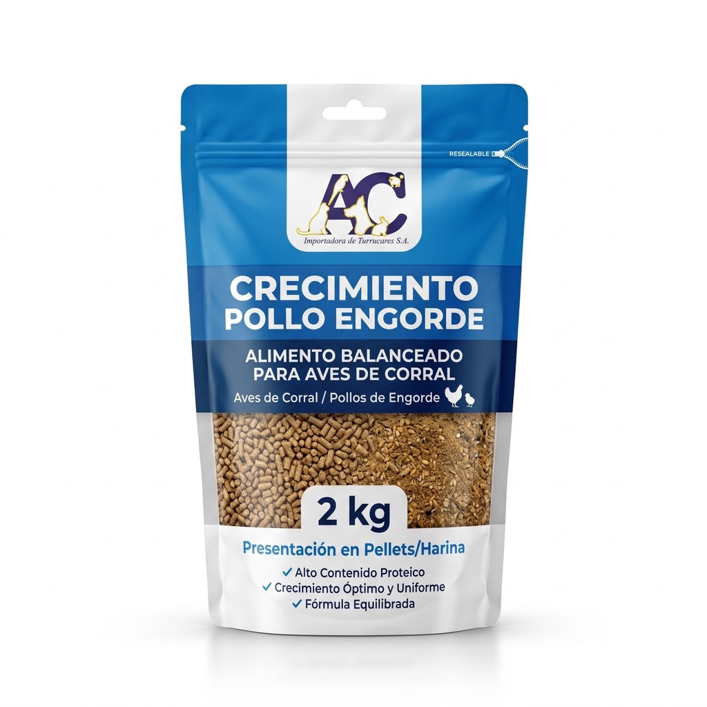 [AG-CREPOL-02000-ST] Crecimiento Pollo Engorde 2 kg