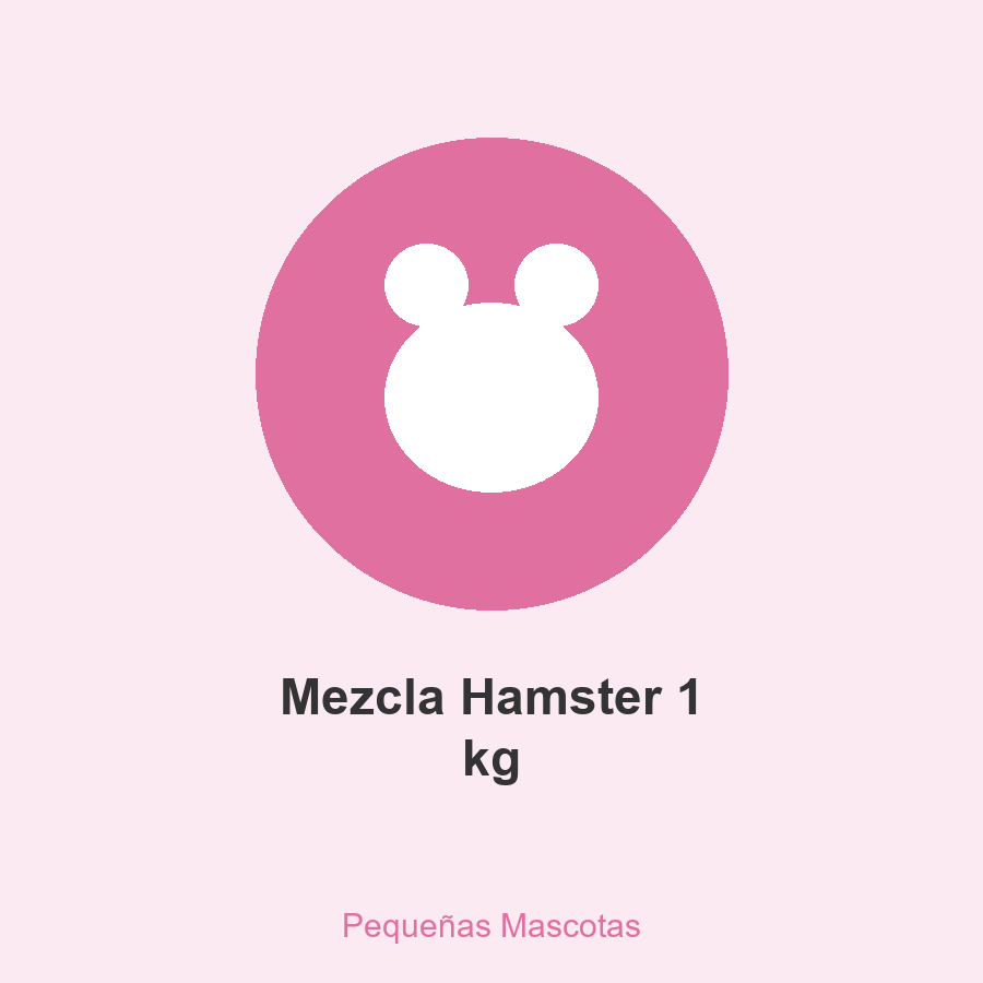 [PM-MEZHAM-01000-ST] Mezcla Hamster 1 kg