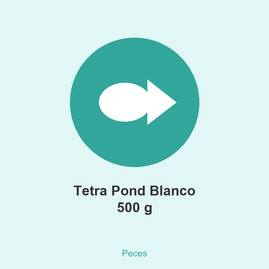 [PE-TETPON-00500-ST2] Tetra Pond Blanco 500 g