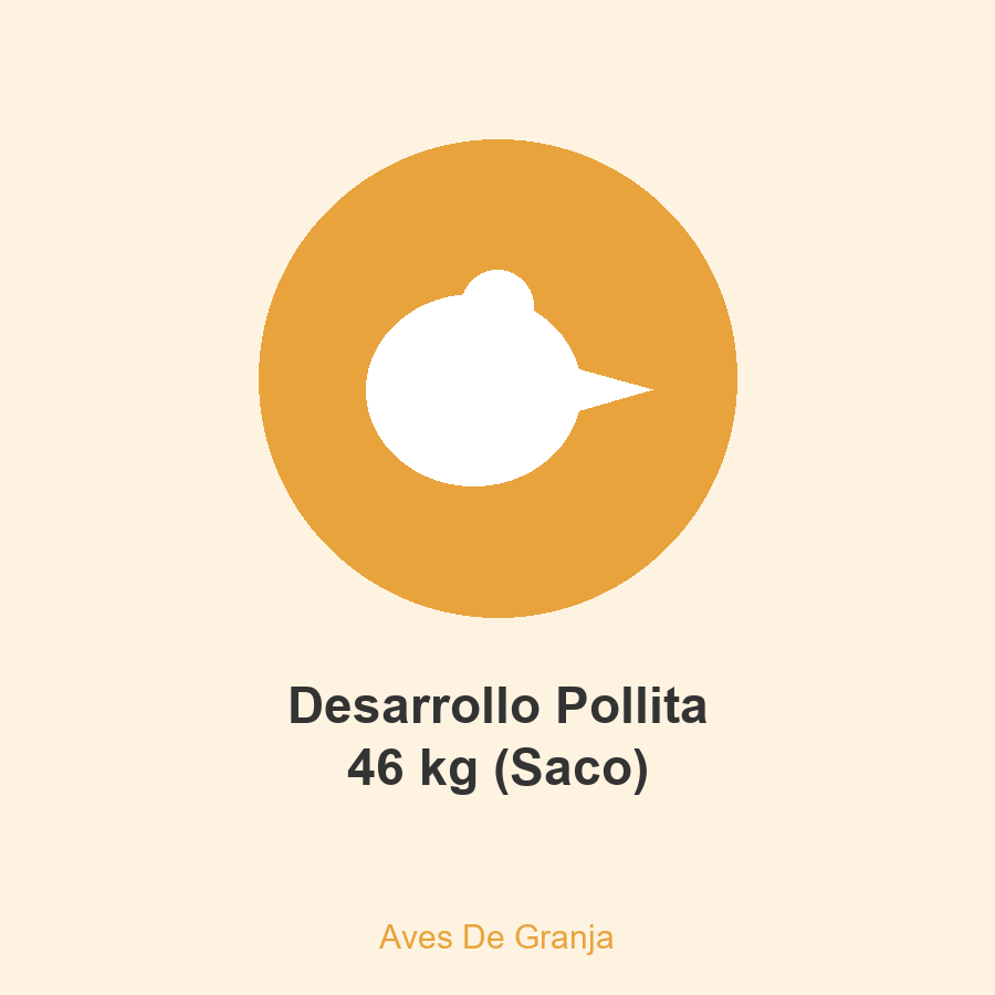[AG-DESPOL-46000-SC] Desarrollo Pollita 46 kg (Saco)