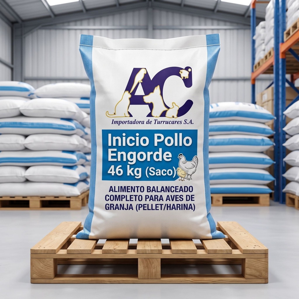 [AG-INIPOL-46000-SC] Inicio Pollo Engorde 46 kg (Saco)