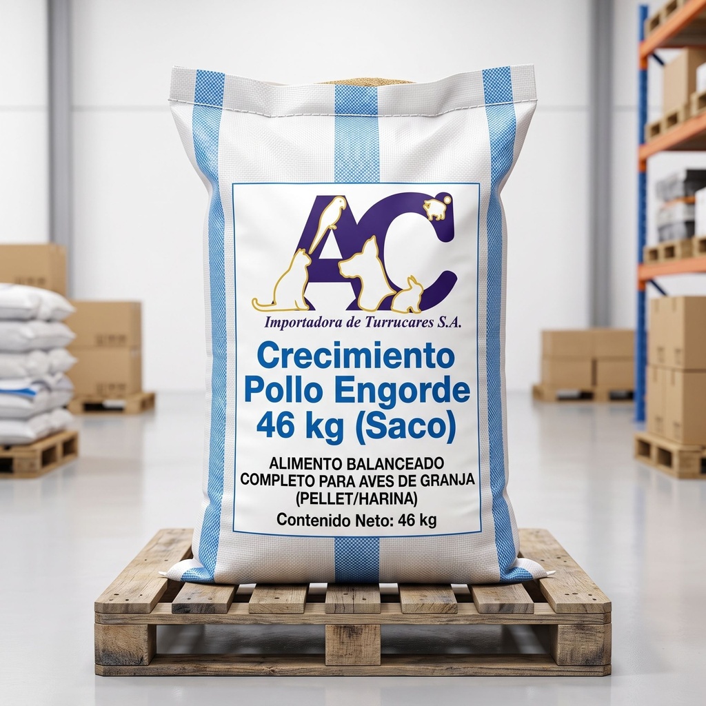 [AG-CREPOL-46000-SC] Crecimiento Pollo Engorde 46 kg (Saco)