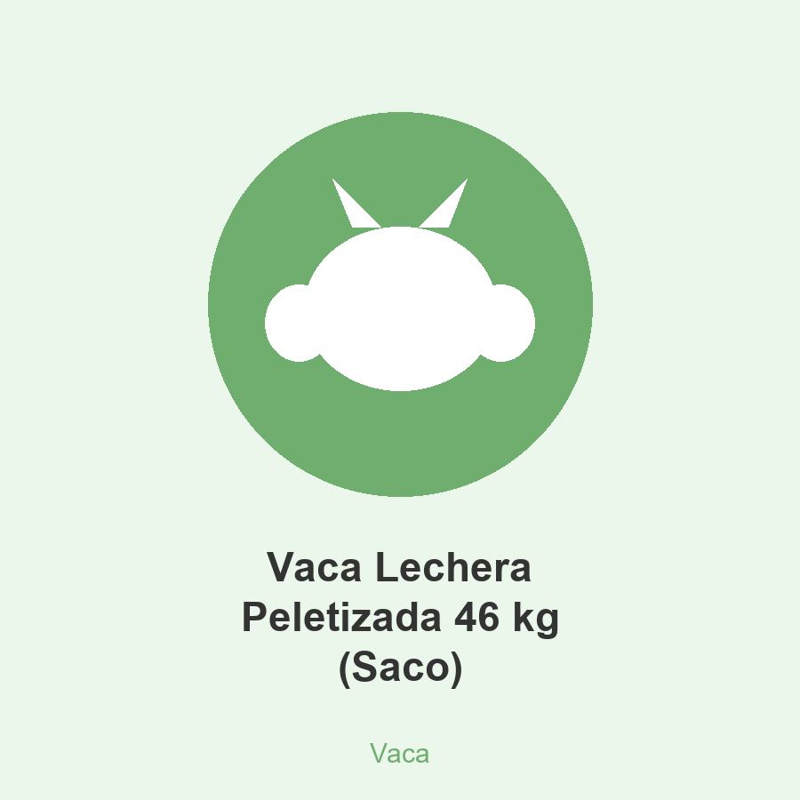 [VA-VACLEC-46000-SC] Vaca Lechera Peletizada 46 kg (Saco)
