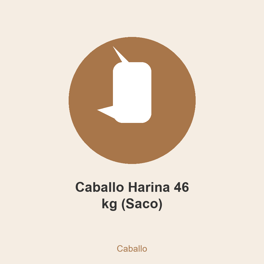 [CB-CABHAR-46000-SC] Caballo Harina 46 kg (Saco)