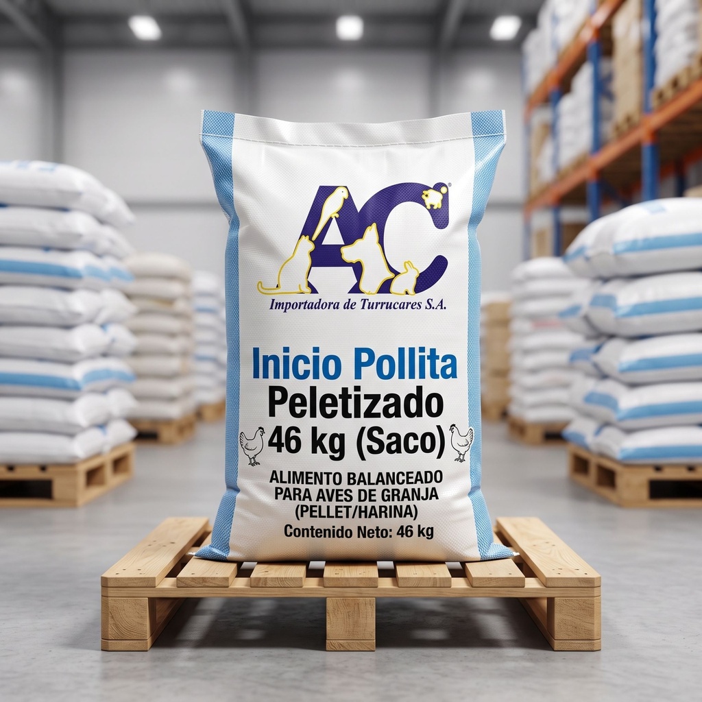 [AG-INIPOL-46000-SC2] Inicio Pollita Peletizado 46 kg (Saco)