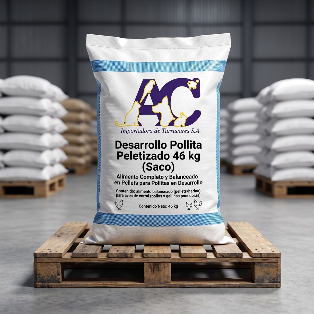 [AG-DESPOL-46000-SC2] Desarrollo Pollita Peletizado 46 kg (Saco)